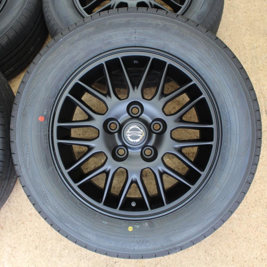 日産（NISSAN） ニッサン 純正 15インチ ブラック ほぼ新品 195/65R15