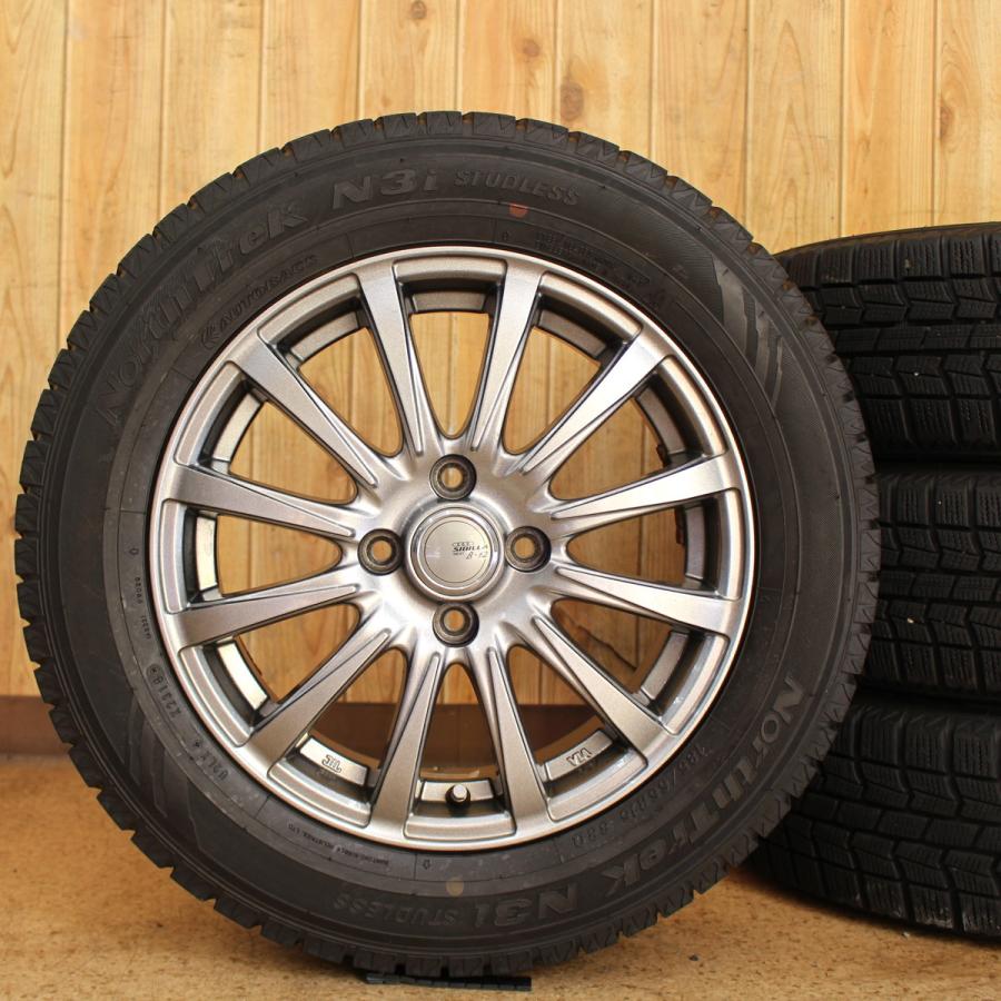 95 Off フリード ノート ヴィッツ フィット デミオ マツダ2等 15インチ オートバックス 走行少 185 65r15 スタッドレス タイヤ ホイール 4本set