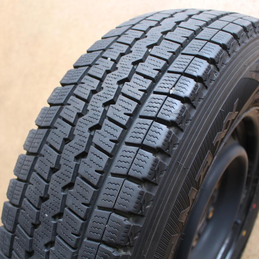 冬1本のみ  200 ハイエース 200系【~90％ 富山】2021年 冬用 ダンロップ 195/80R15LT 車検対応 日本製 スタッドレスタイヤ SV01 中古1本 ダンロップ W01 for WINTER 195/80R15 - ハイエース (200系) 200系【LT