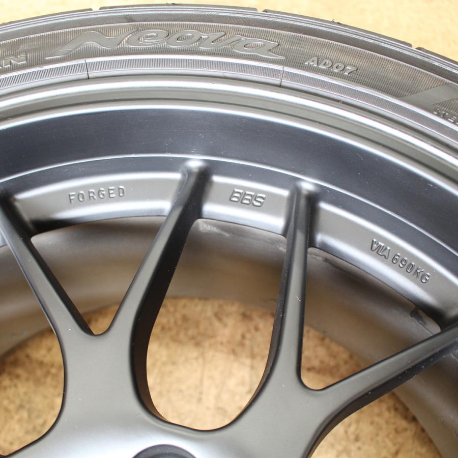 BBS RG-R 鍛造 18インチ RG700 RG701 ブラック再塗装品 8.5J+35 BBS RG-R 鍛造 18インチ RG700 RG701 ブラック再塗装品 8.5J+35