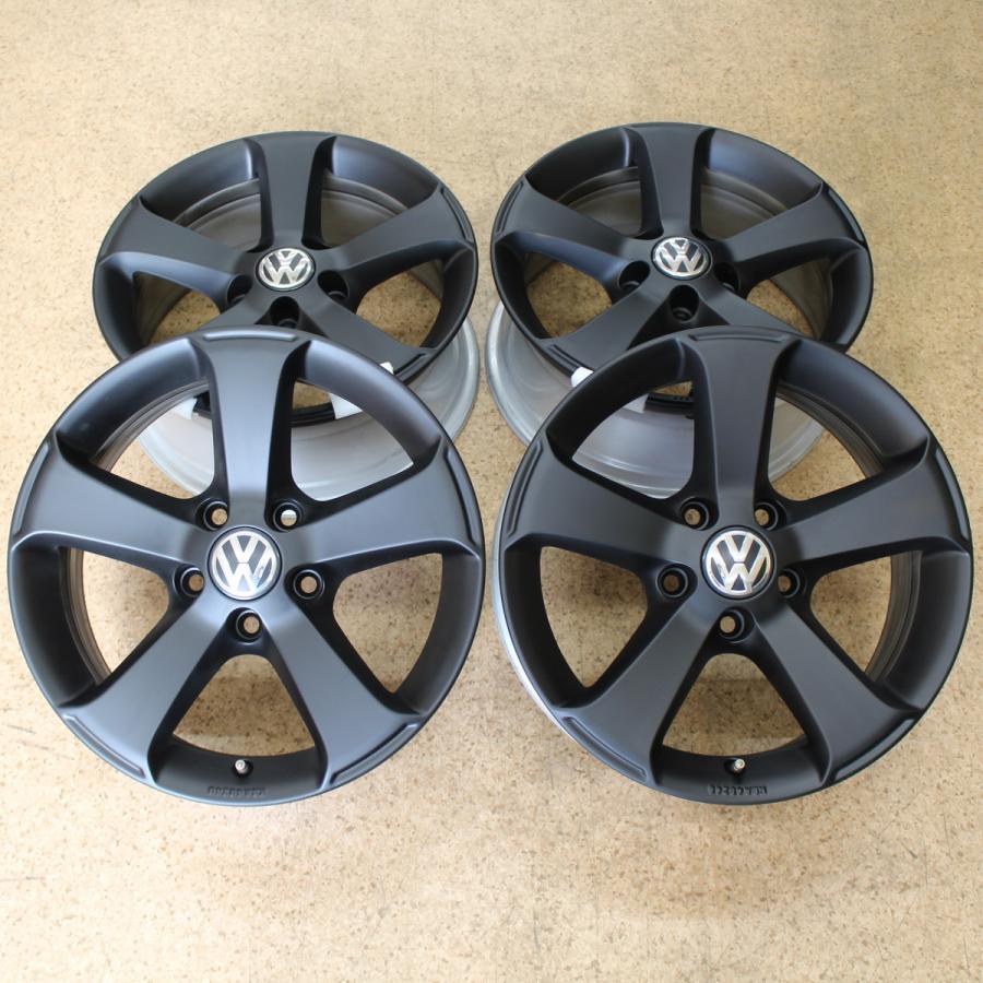 フォルクスワーゲン VW シャラン 純正 ブラック再塗装品 16 フォルクスワーゲン VW シャラン 純正 ブラック再塗装品 16