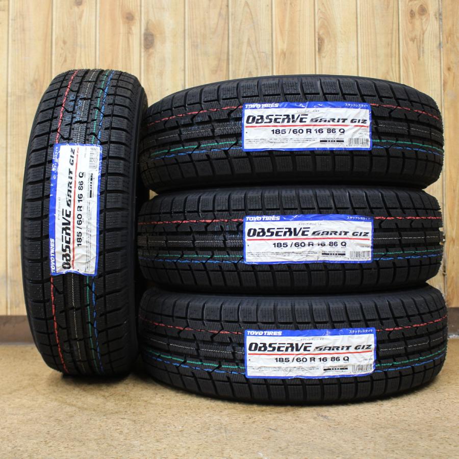 2022年トーヨータイヤスタッドレス185/60R16 GARIT GIZデミオ 【公式通販】