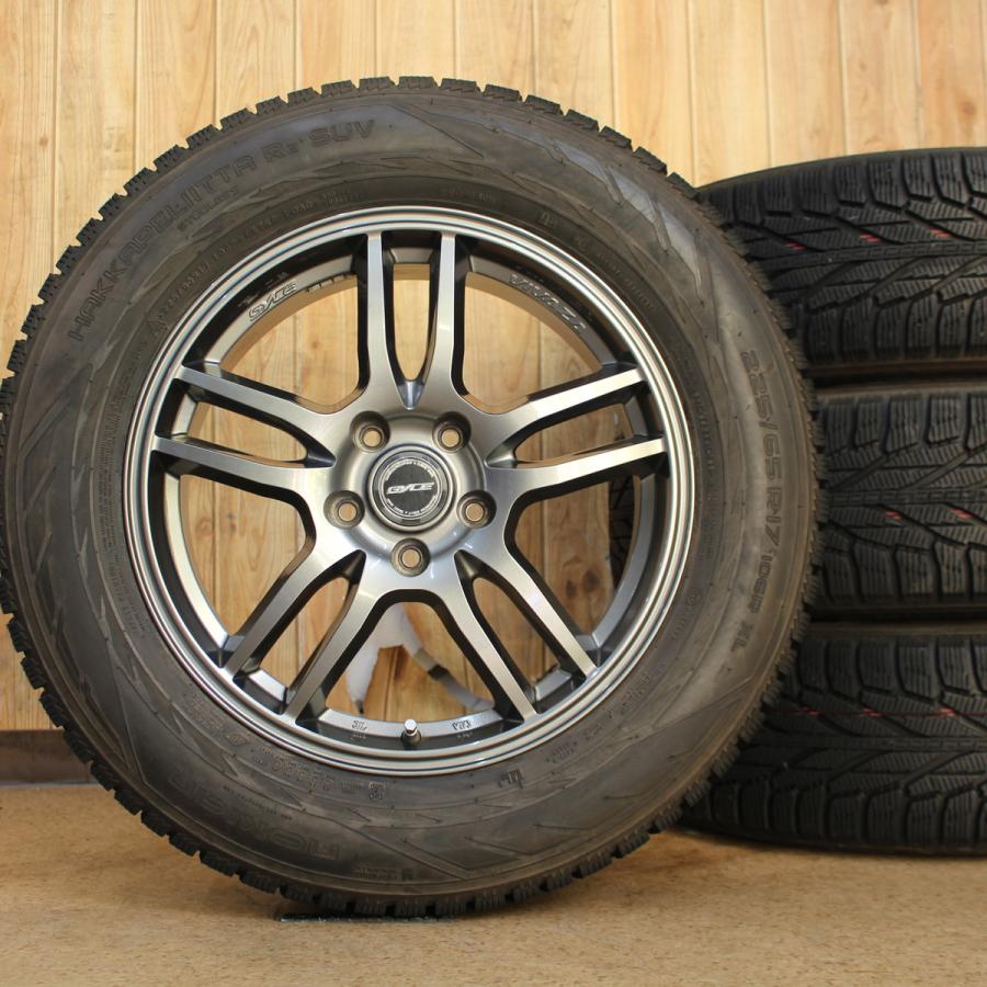 スタッドタイヤ 225/65R17 weds GYLE 17x7J 5H 中古 スタッドタイヤ 225/65R17 weds GYLE 17x7J 5H 中古
