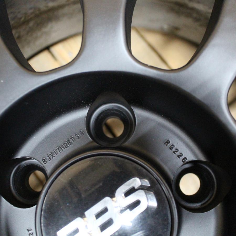 RX-8 スカイライン スープラ等 BBS Racing DTM RG226 RG227 ブラック 17インチ コンチ 225/50R17 タイヤ ホイール 4本SET｜oldgear-chiba｜04