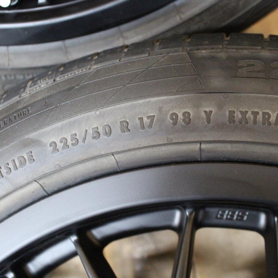 RX-8 スカイライン スープラ等 BBS Racing DTM RG226 RG227 ブラック 17インチ コンチ 225/50R17 タイヤ ホイール 4本SET｜oldgear-chiba｜06