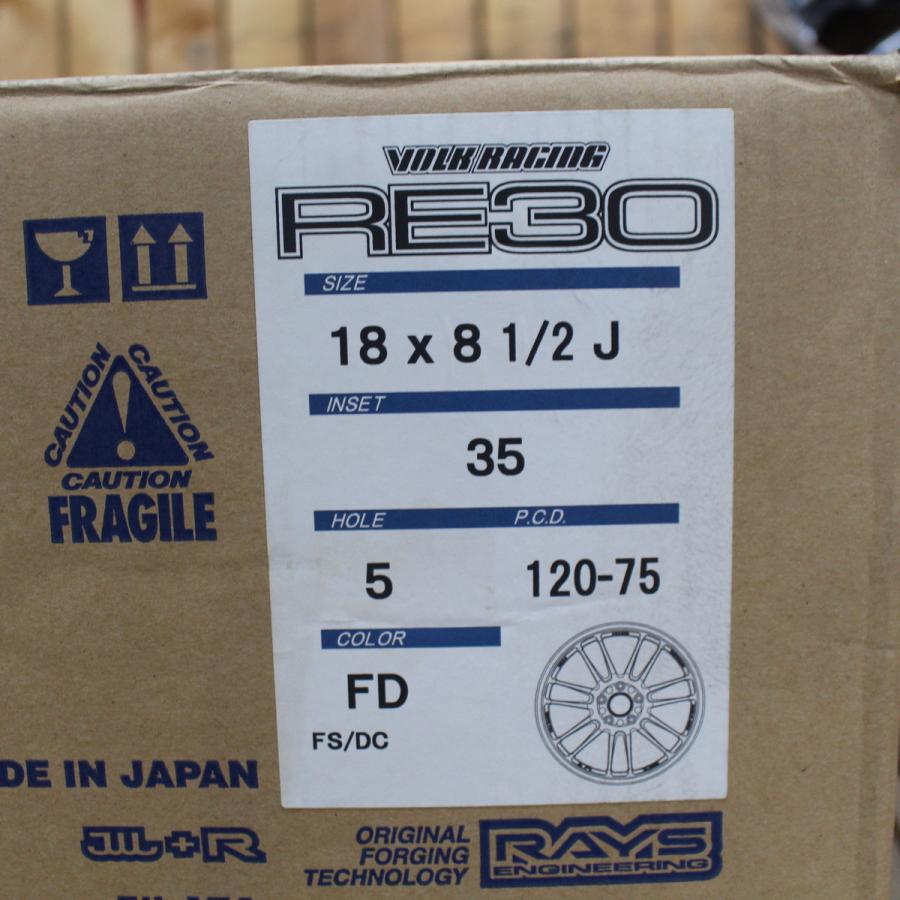 RAYS レイズ VOLKRACING ボルクレーシング RE30 18インチ 未使用品 8.5
