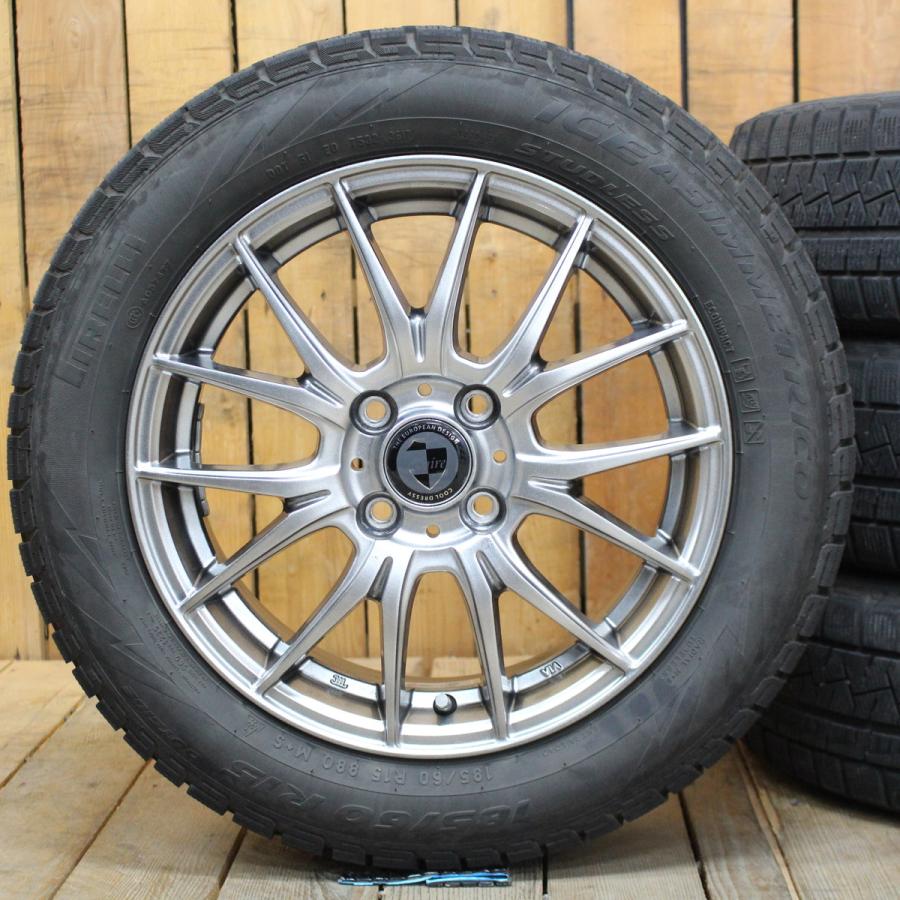 スタッドレス タイヤ 15インチ 185/60R15 アクア、ヴィッツ、フィット