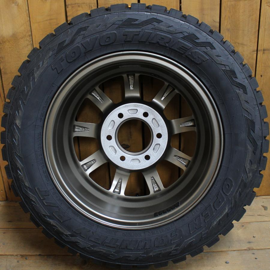 200系 ハイエース 車検対応 ファブレス BARONE MC-9 16in TOYO オープンカントリーRT 215/65R16 ホワイトレター タイヤ 4本SET｜oldgear-chiba｜06