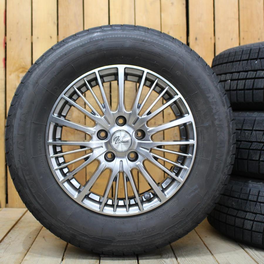 NANKANG ナンカン CORSAFA 215/70R16 16インチ スタッドレス 4本 2015年製 バリ溝 アウトランダー デリカD:5 RAV4等　(TH275) クレジットカード QR決済可能 NANKANG（ナンカン） デリカD5 RAV4 ハリアー クルーガー ヴァンガード