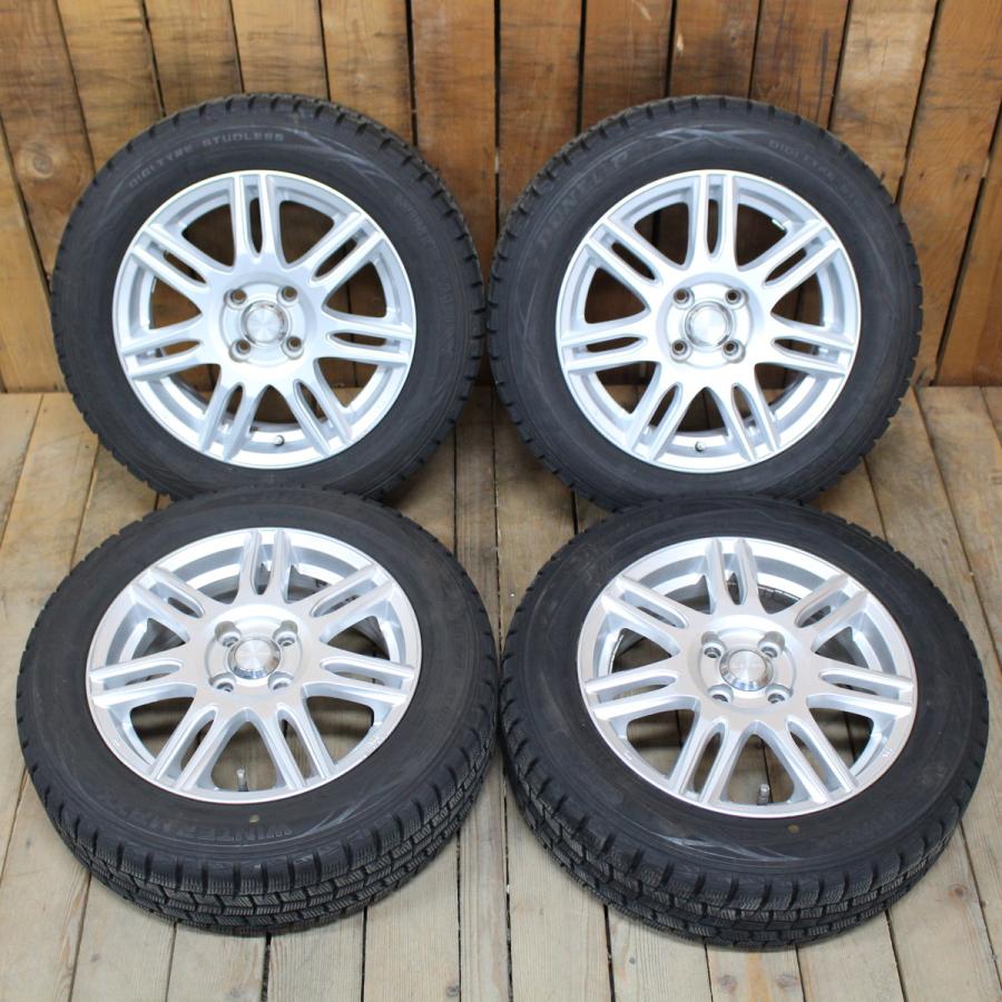 アクア ヤリス グレイス インサイト フィット シャトル マーチ等 15インチ 175/65R15 ダンロップ WM01 スタッドレスタイヤ ホイール 4本SET｜oldgear-chiba｜02