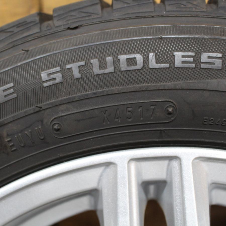 アクア ヤリス グレイス インサイト フィット シャトル マーチ等 15インチ 175/65R15 ダンロップ WM01 スタッドレスタイヤ ホイール 4本SET｜oldgear-chiba｜07