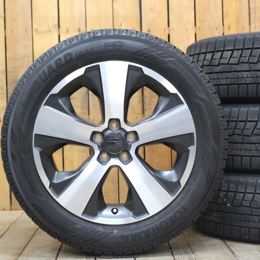 (商談中)スタッドレスタイヤ スバル純正(SUBARU) スバル インプレッサGDA純正ホイール+YOKOHAMA iG30 スバルXV 純正ホイール＋ノーマルタイヤ 4本セット エンケイ製 スバル