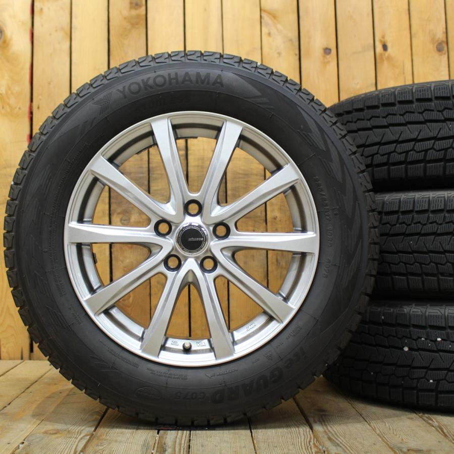トヨタ純正 17インチアルミホイール ヨコハマ iceGUARD G075 アイスガード SUV G075 トヨタ純正ナット専用 ハリアー ヴァンガード