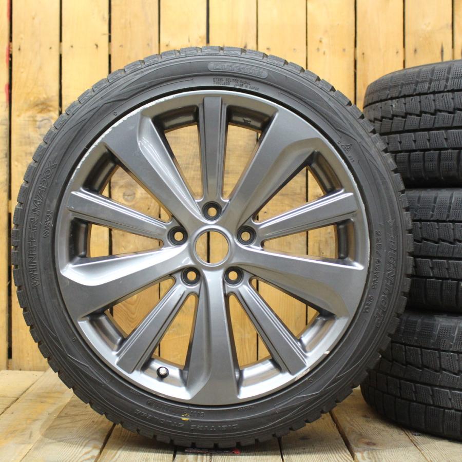 WRX S4 SUBARU スバル 純正 PCD114.3 ダンロップ WM01 225/45R18 