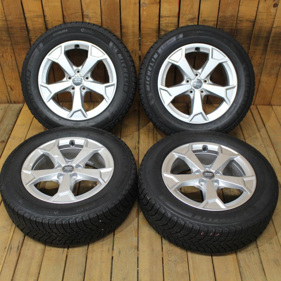 美品 スタッドレスセット アウディ Q3（F3系）純正 17インチ Audi（アウディ） F3 Q3 純正OP 5アームセカーレ 17インチ 2022年製