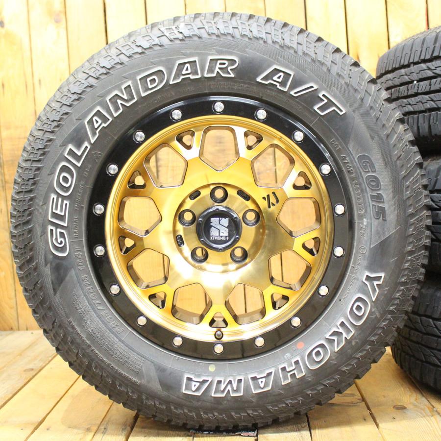 GEOLANDAR デリカD5 アウトランダー等 MLJ XJ04 ゴールド 16インチ