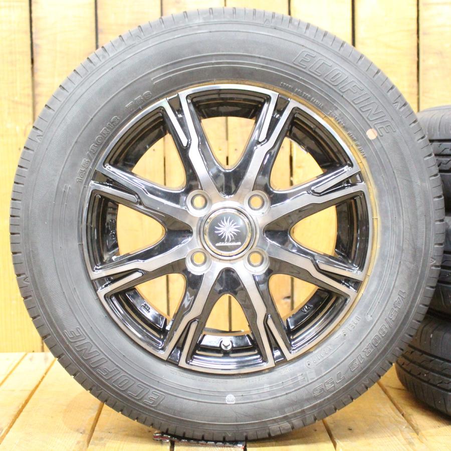 F0124）中古スタッドレスタイヤ4本セット！145/80R13 ヨコハマiG60