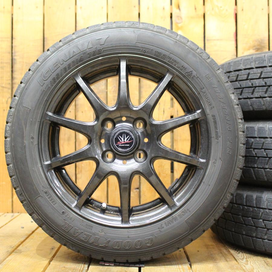 送料込☆グッドイヤーアイスナビ7☆165/65R14セット☆タンク・ルーミー アイスナビ 7 タンク ルーミー トール パッソ ソリオ ブーン 14インチ