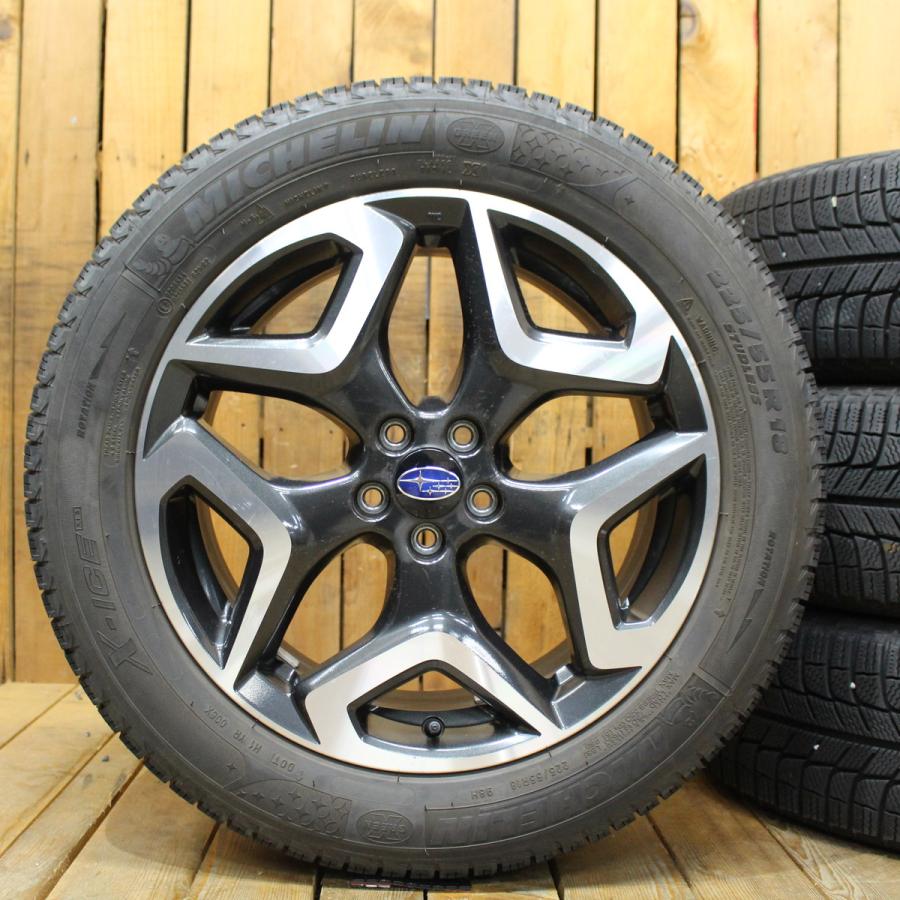 スバル XV SUBARU 純正 18インチ ミシュラン X-ICE 225/55R18