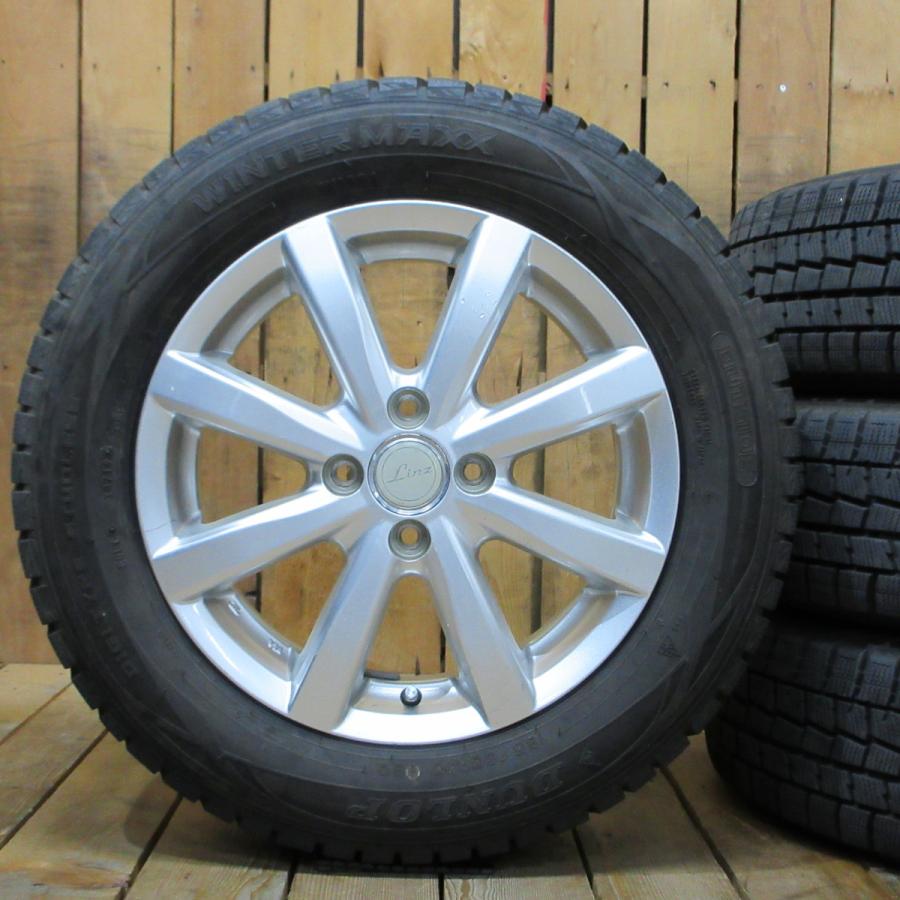 フィット純正 185/60R15 スタッドレスホイールセット 4本 溝有 ホイールキャップ付 インサイト フリード シャトル他 ホンダ（HONDA） フィット 純正 15インチ トーヨー 185/60R15 19年製