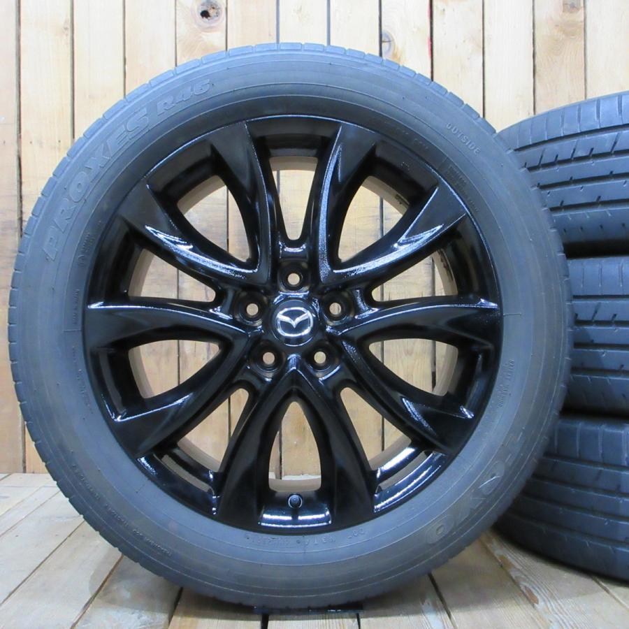 Mazda 19インチ ブラック ホイール2本セット マツダ（Mazda） KE系 CX-5 純正 ブラックペイント 19インチ 7J+50