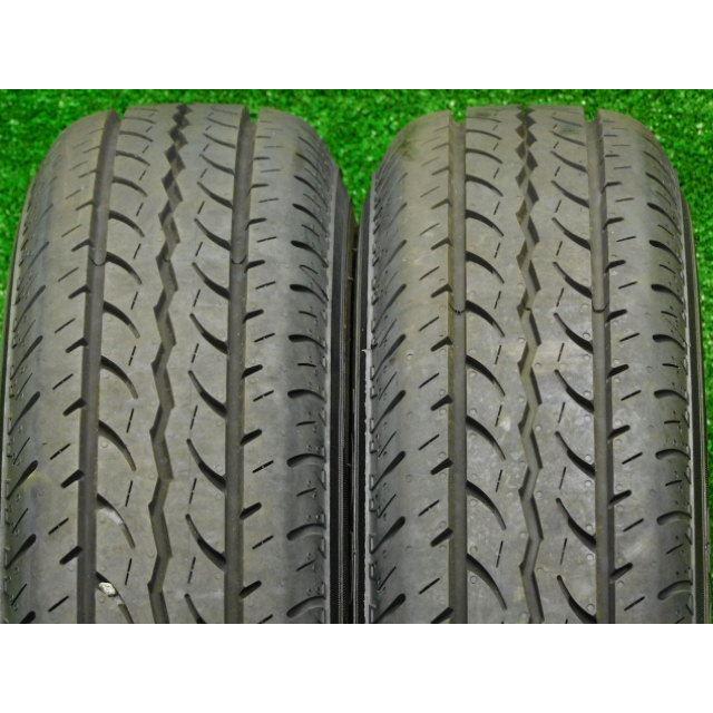 中古 ホイールタイヤ 4本 145/80R12 2022年製 9.9分山 新車外し 