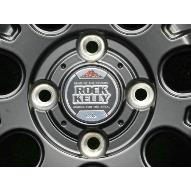 中古 ホイールタイヤ 4本 145/80R12 2022年製 9分山 ロックケリー カルデラ スタッドレス タイヤ グッドイヤー アイスナビカーゴの画像