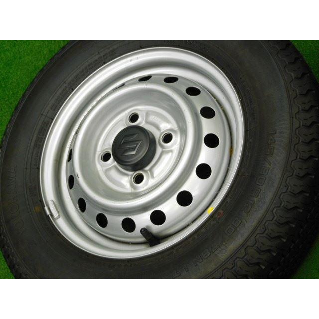 バリ山145/R12 6PR LT用　ホイール付スタッドレスタイヤ 4本セット ホイール付 タイヤ 145 R12 6PR LT 4本 バリ溝 スタッドレス 楽天市場