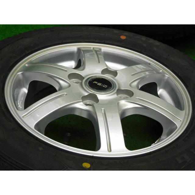 中古 ホイールタイヤ 4本 145/80R13 2020年製 7分山 フェイド スタッドレス タイヤ グッドイヤー アイスナビ6の画像