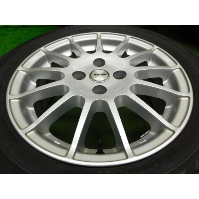 中古 ホイールタイヤ 4本 185/60R15 2023年製 8分山 アーヴィン スタッドレス タイヤ ダンロップ ウィンターマックス WM02_3