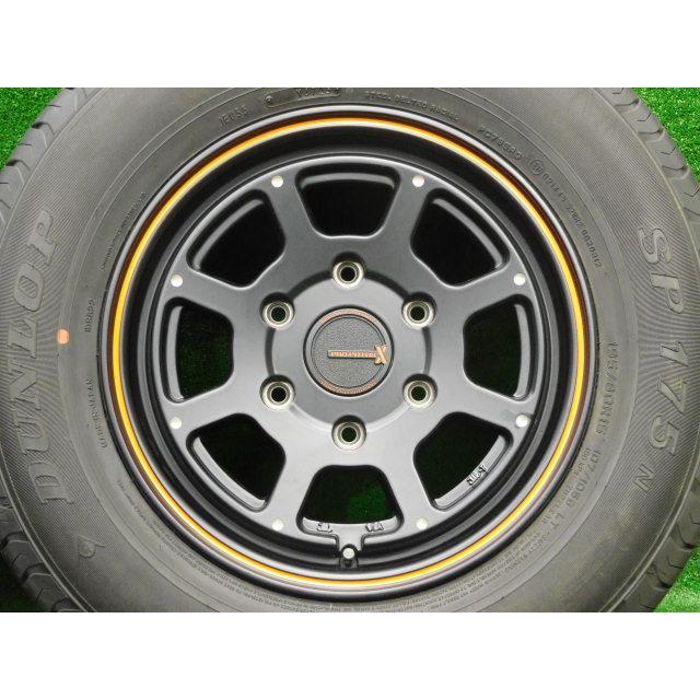 中古 ホイールタイヤ 4本 195/80R15 2025年製 9分山 プロポーターX PPX