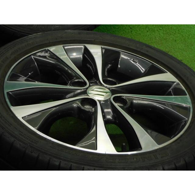 中古 ホイールタイヤ 4本 165/55R15 2016年製 6分山 スズキ ワゴンR 純正 ラジアル タイヤ ファルケン シンセラ SN832_3