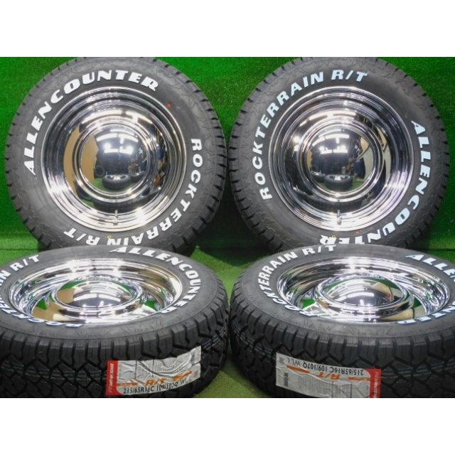 新品 ホイールタイヤ 4本 215/65R16 2021年製 スムーシー クローム