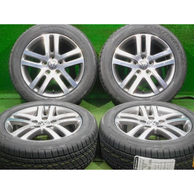 VW純正アルミホイル付きのスタッドレスタイヤ4本