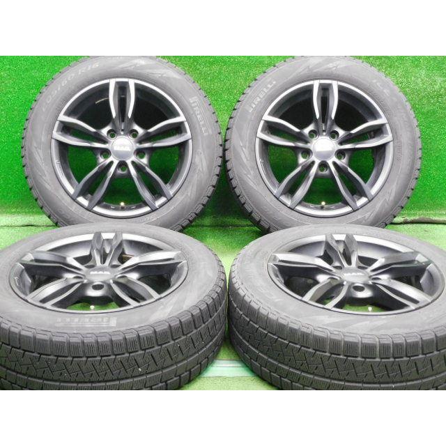 PIRELLI（ピレリ） 中古 ホイールタイヤ 4本 205/60R16 2017年製 6分山 