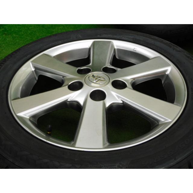 中古 ホイールタイヤ 4本 205/55R16 2025年製 トヨタ アイシス 純正 スタッドレス タイヤ ハンコック ウィンターIcept IZ3の画像