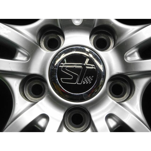 中古 ホイールタイヤ 4本 205/55R16 2017年製 5分山 スポーツテクニック スタッドレス タイヤ ダンロップ ウィンターマックス WM01の画像
