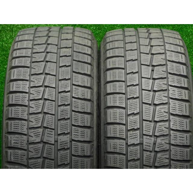 中古 ホイールタイヤ 4本 205/55R16 2017年製 5分山 スポーツテクニック スタッドレス タイヤ ダンロップ ウィンターマックス WM01の画像