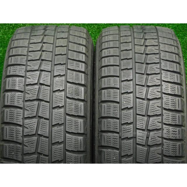 中古 ホイールタイヤ 4本 205/55R16 2017年製 5分山 スポーツテクニック スタッドレス タイヤ ダンロップ ウィンターマックス WM01の画像