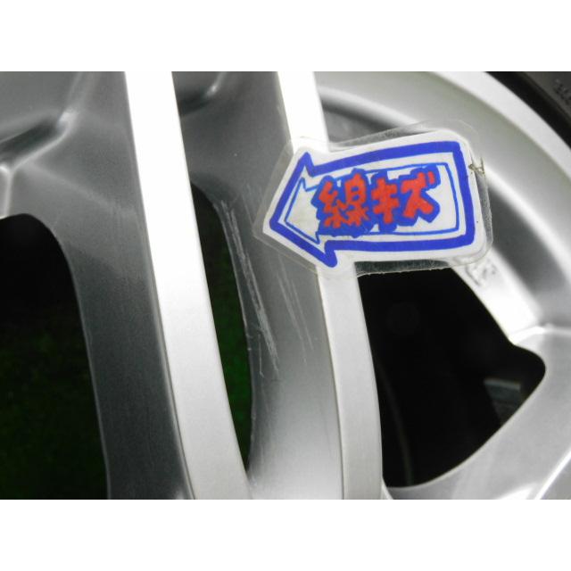 中古 ホイールタイヤ 4本 205/55R16 2017年製 5分山 スポーツテクニック スタッドレス タイヤ ダンロップ ウィンターマックス WM01の画像