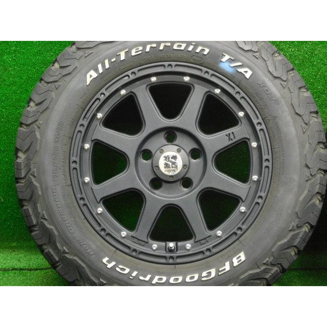 オールテレーン 中古 ホイールタイヤ 4本 215/70R16 2016年製 7分山 
