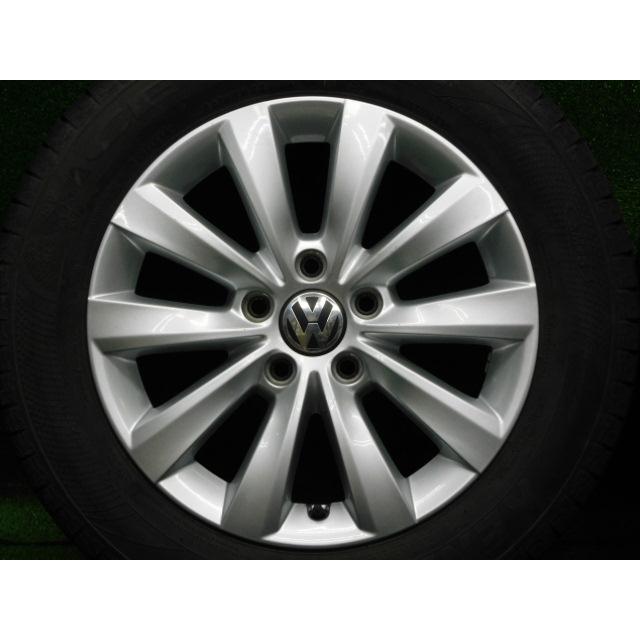 中古 ホイールタイヤ 4本 205/60R16 2019年製 6分山 VW ザ・ビートル 純正 スタッドレス タイヤ ケンダ KR36_1