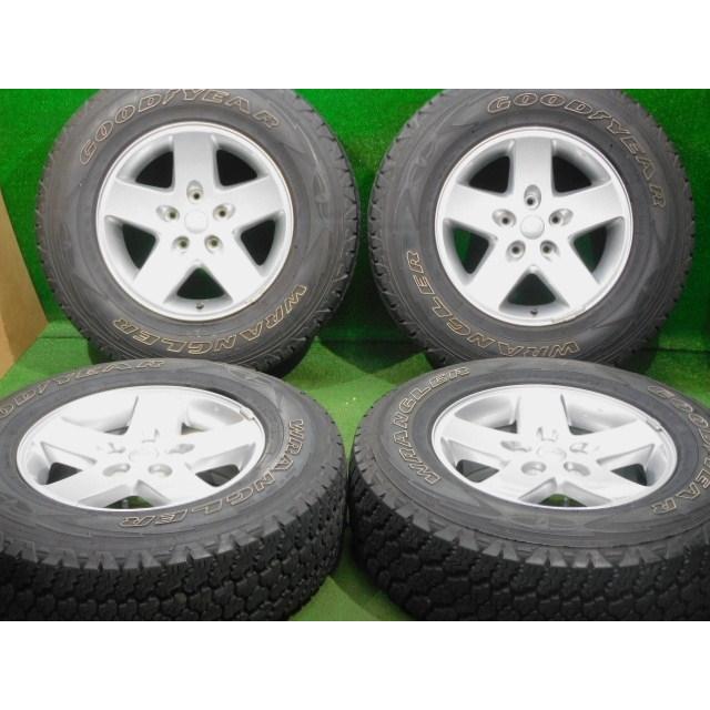 小傷程度】Jeep ジープ JK ラングラー 純正 17インチ 7.5J+44.45 5H127