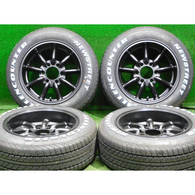 中古 ホイールタイヤ 4本 215/60R17 2023年製 ファブレス MC-9 ワイド 
