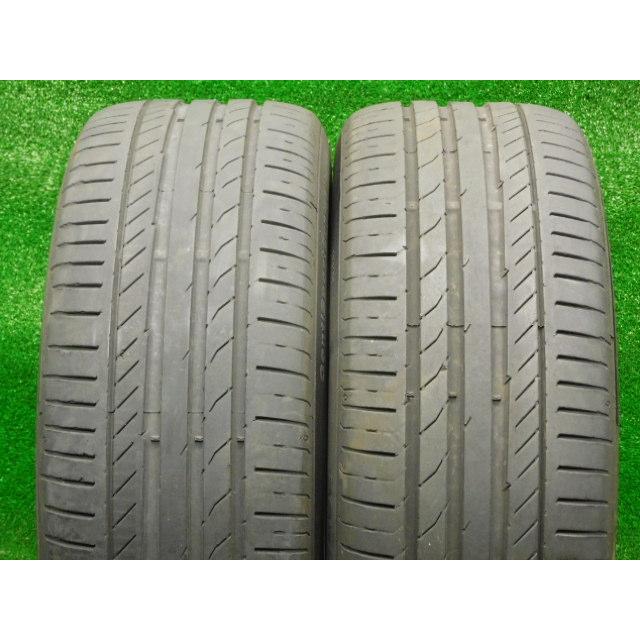 中古 ホイールタイヤ 4本 225/45R17 2021年製 7分山 ベンツ Bクラス W246 純正  ラジアル タイヤ コンチネンタル コンチスポーツコンタクト CC5 MOの画像