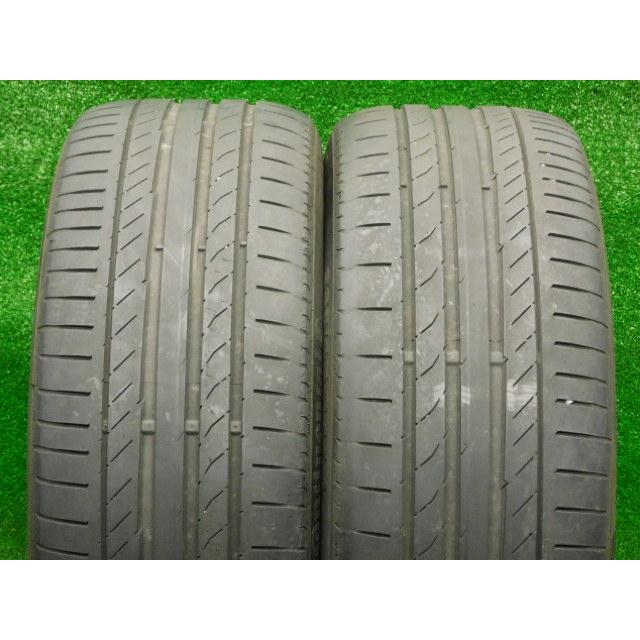 中古 ホイールタイヤ 4本 225/45R17 2021年製 7分山 ベンツ Bクラス W246 純正  ラジアル タイヤ コンチネンタル コンチスポーツコンタクト CC5 MOの画像