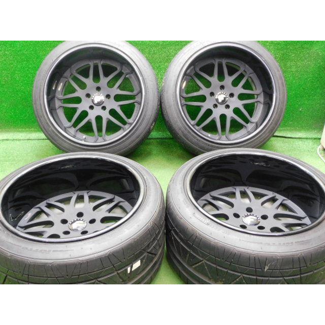 中古 ホイールタイヤ 4本 255/40R19 2014年製 6分山 フォージアート 