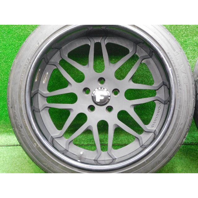 中古 ホイールタイヤ 4本 255/40R19 2014年製 6分山 フォージアート 