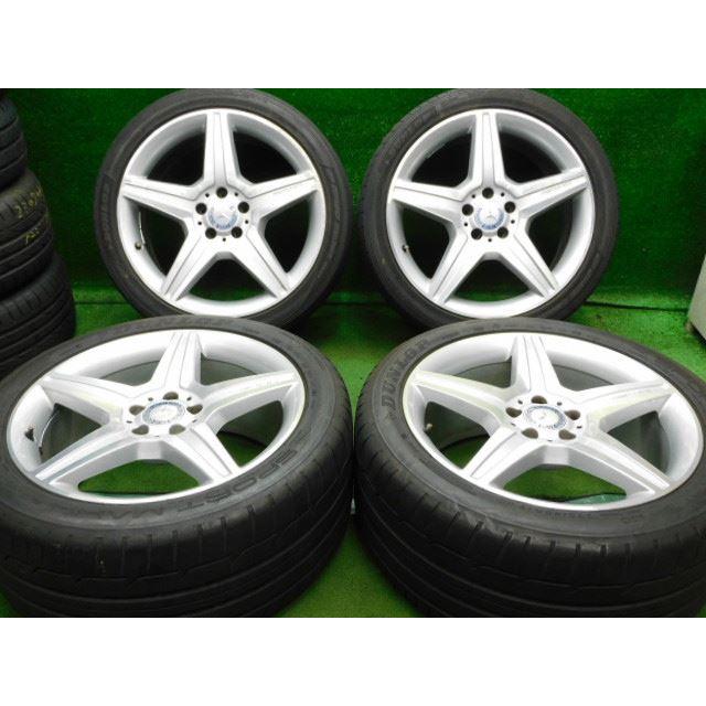 中古 ホイールタイヤ 4本 255/40R19 2017年製 5分山 ベンツ Sクラス 