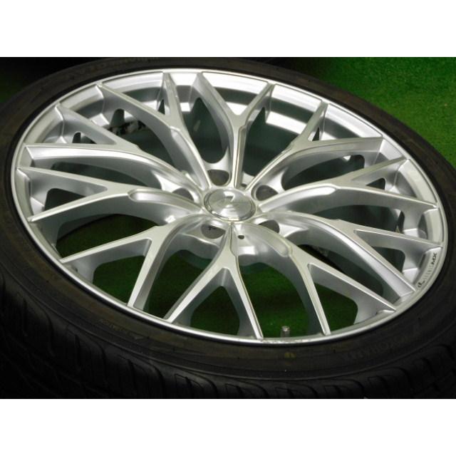 中古 ホイールタイヤ 4本 225/40R19 2023年製 7分山 WEDS レオニス MX ラジアル タイヤ ヨコハマ AVIDエンビガー_3